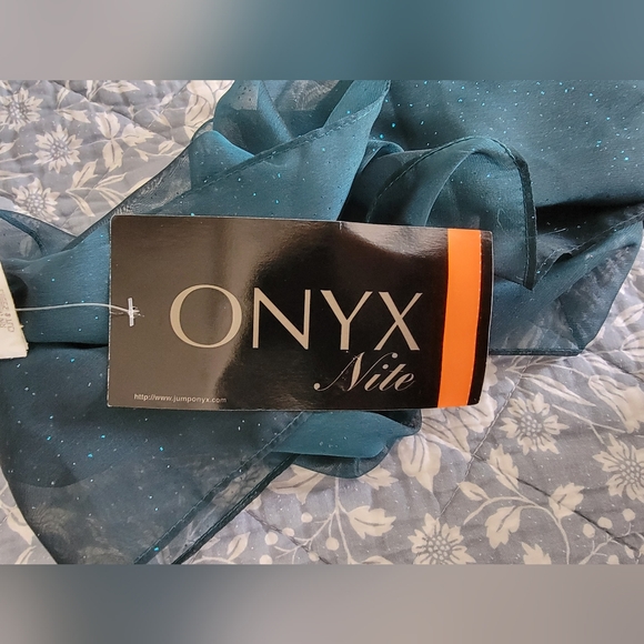 NWT Teal Shimmer Wrap - Picture 6 of 6